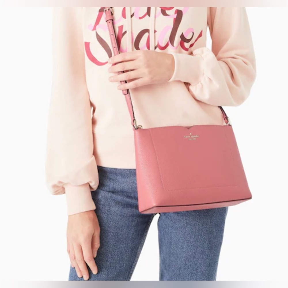 Kate Spade harlow Leather Crossbody ~NWT~ Color Mason Brick